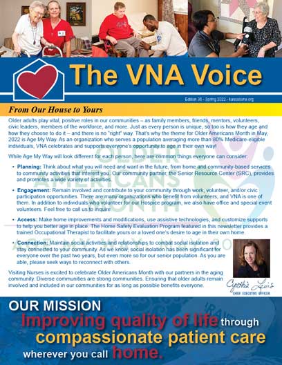 The VNA Voice Spring 2022 Newsletter